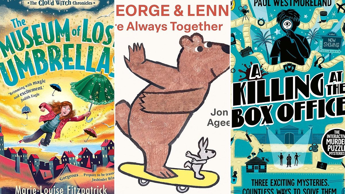Bezaubernde Kinderbücher diesen Monat: GEORGE AND LENNY ARE ALWAYS TOGETHER von Jon Agee, A KILLING AT THE BOX OFFICE von Paul Westmoreland, THE MUSEUM OF LOST UMBRELLAS von Marie-Louise Fitzpatrick