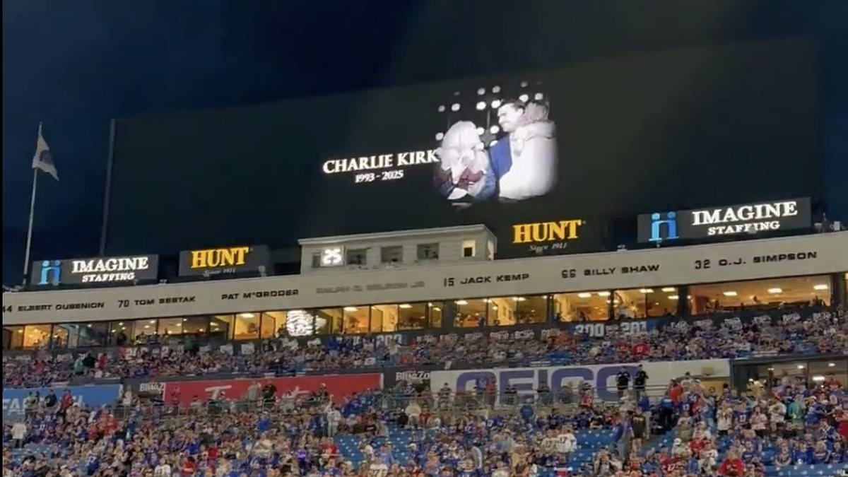 Buffalo Bills fans 'disappointed' over team's Charlie Kirk tribute... after NFL rivals were slammed for snubs