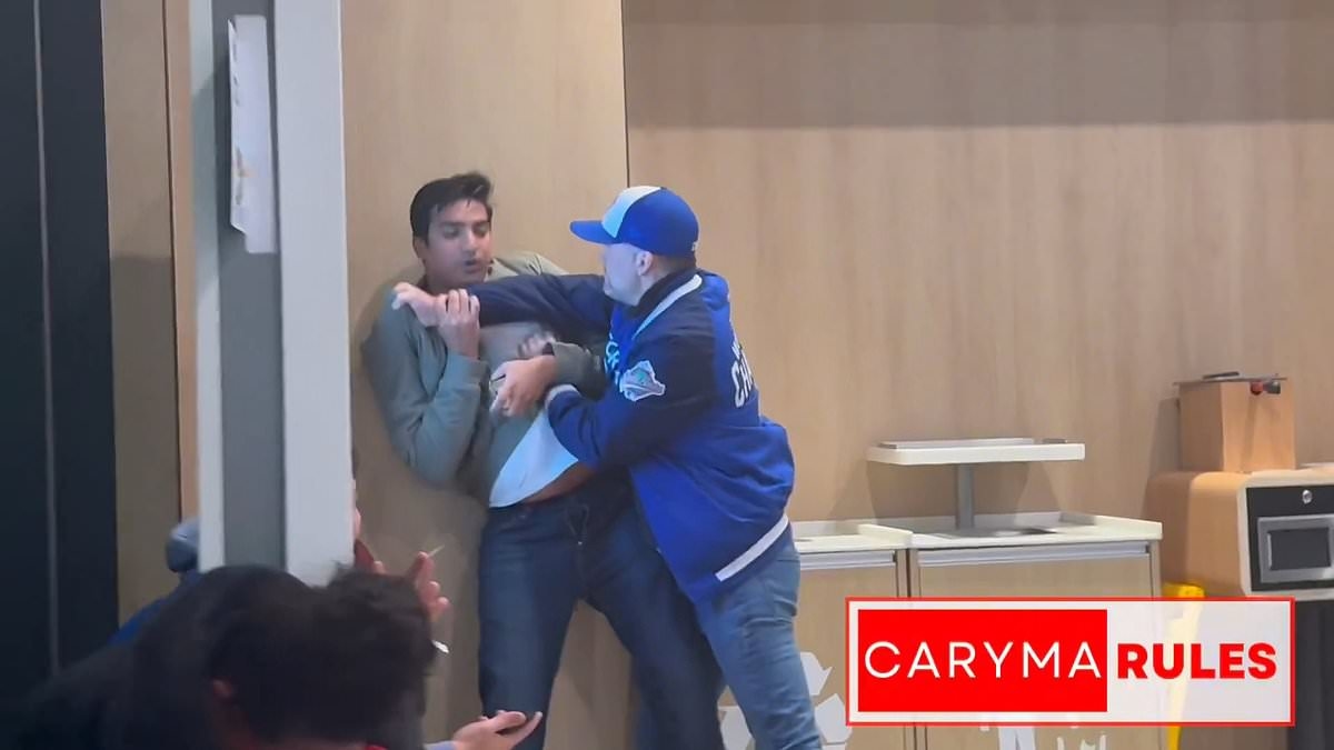 Blue Jays fan viciously assaults random man in McDonald's without provocation after World Series loss