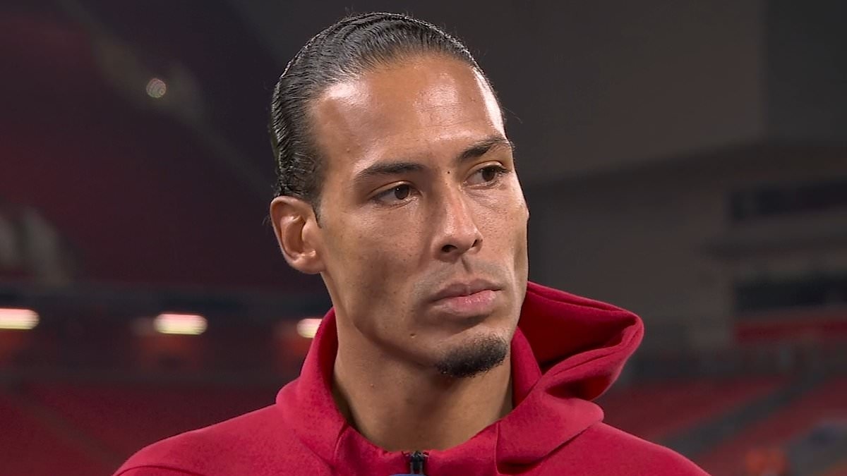Virgil van Dijk, Theo Walcott'un Trent Alexander-Arnold sorusunu susturuyor