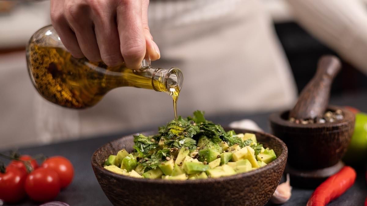 Why drizzling olive oil over your food could slow ageing - but only if you use the right kind