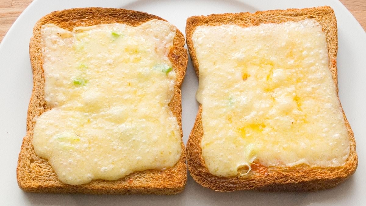 Cheese on toast is bad for your gut health - but unmelted cheddar has a positive effect