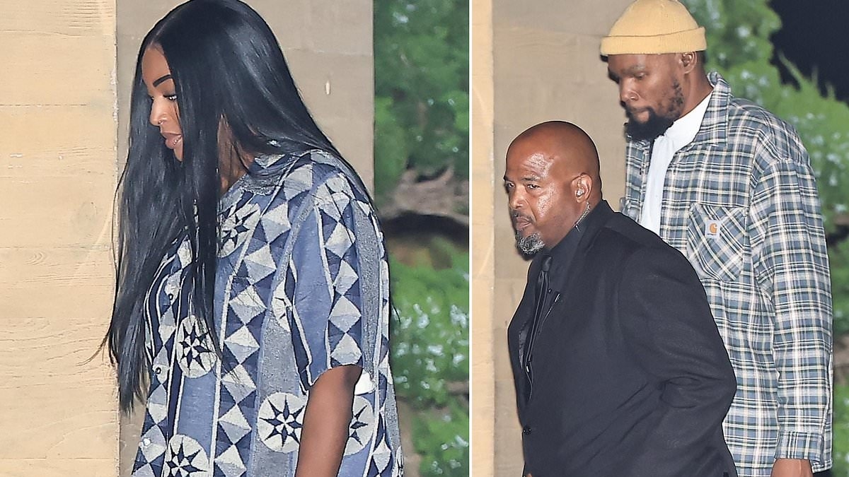 NBA star Kevin Durant spotted with mystery woman at swanky restaurant in LA... months after revealing why he never wants to get married