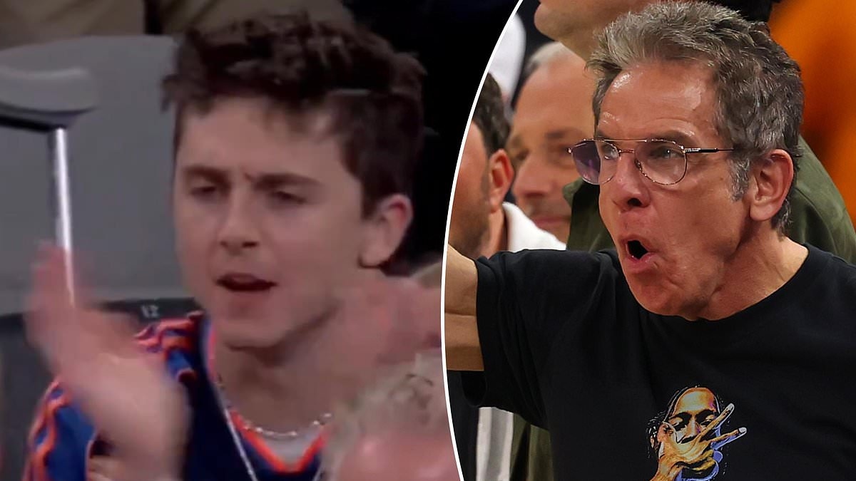 Big Apple swarms Texas as Ben Stiller, Timothee Chalamet and celeb Knicks fans show up for NBA Finals vs Spurs