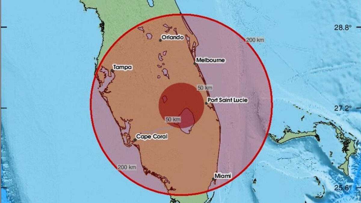 Major earthquake in the Gulf of America sends shockwaves to Florida