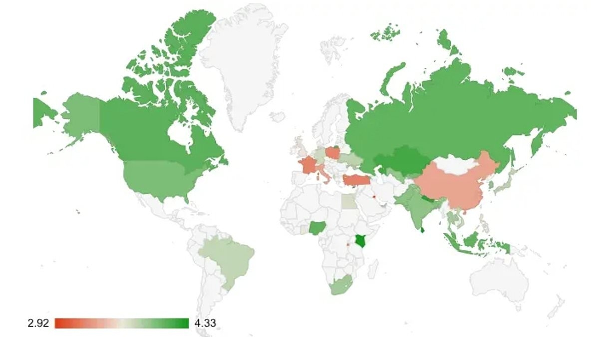 The countries where Gen Z are the most miserable, revealed - with the UK ninth on the list
