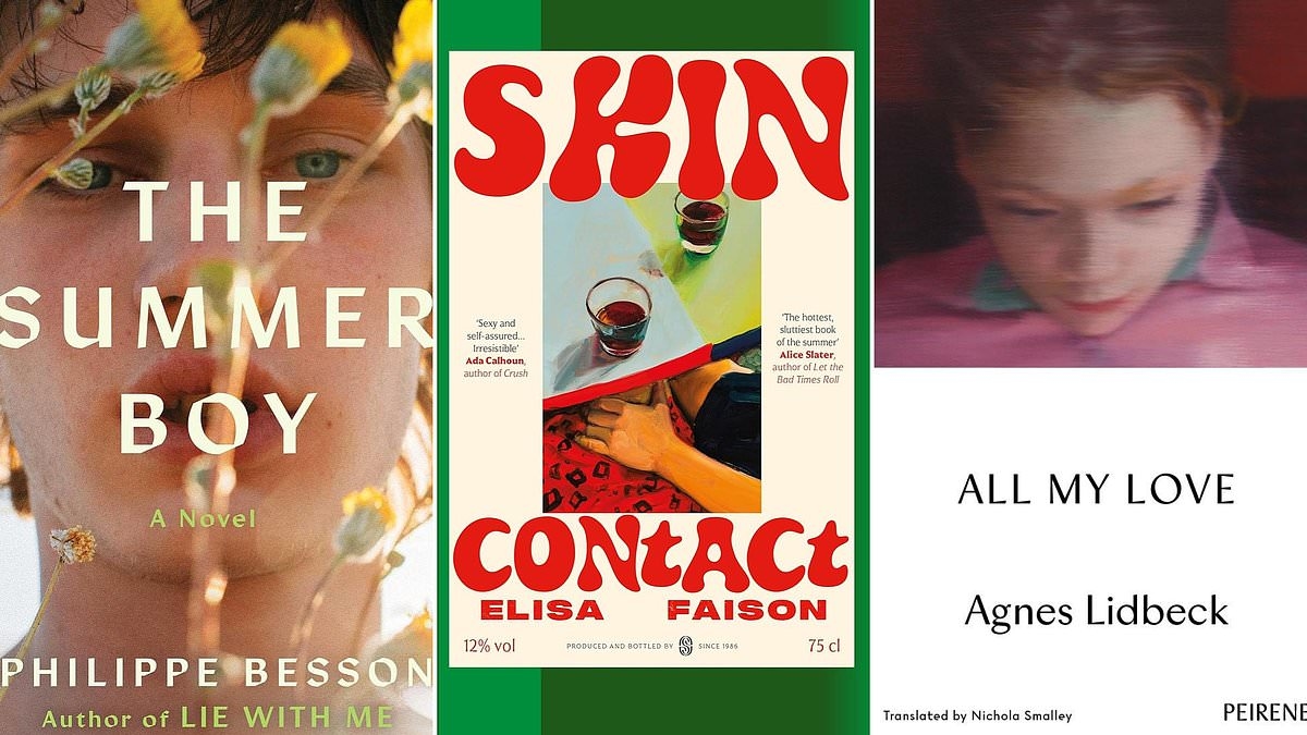Sultry summers and polyamoury in this week's literary fiction: SKIN CONTACT by Elisa Faison, THE SUMMER BOY by Philippe Besson, ALL MY LOVE by Agnes Lidbeck