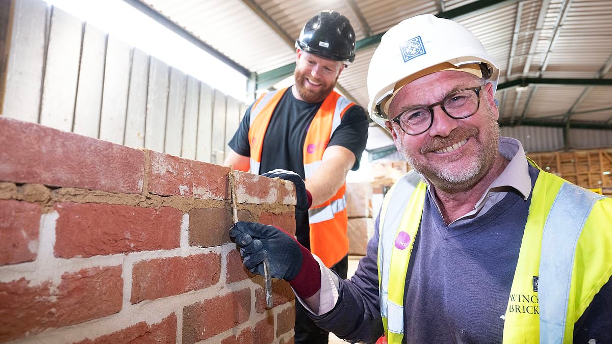 Can a pasty office worker who's lost their job to AI in midlife really retrain as a bricklayer - and earn £90K? TOBY WALNE picks up his trowel to find out
