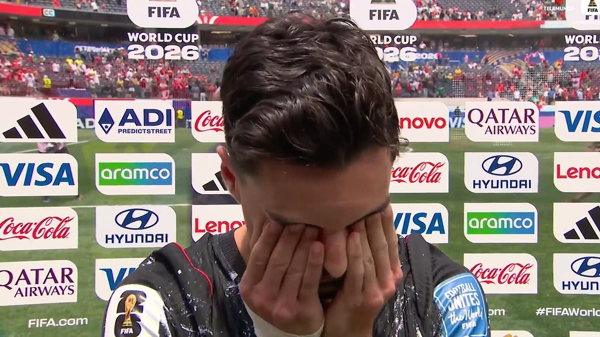 Canada hero Stephen Eustaquio bursts into tears as he emotionally opens up on his late parents after scoring game-winning World Cup goal following their deaths