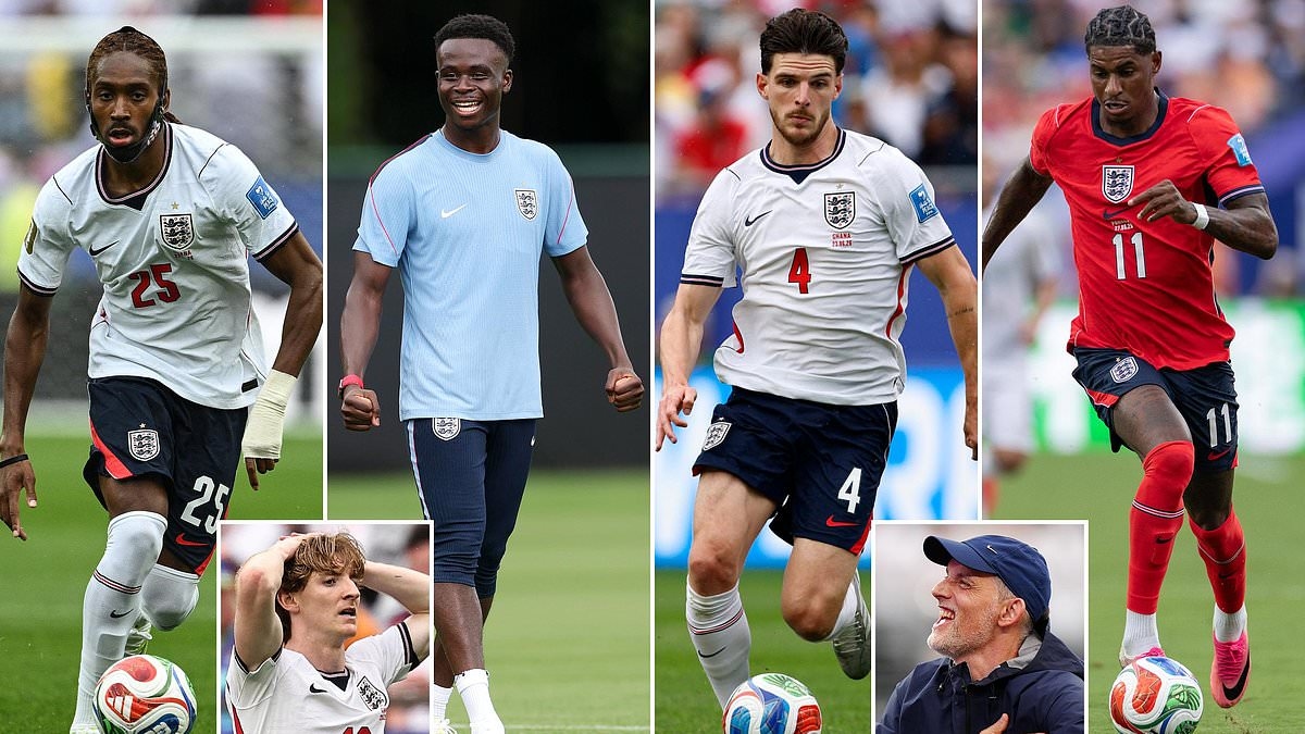 Why Bukayo Saka can fix England's right back crisis, the subtle tweak that can get the best out of Declan Rice and why Marcus Rashford's critics are wrong: Our experts pick their teams to beat DR Congo