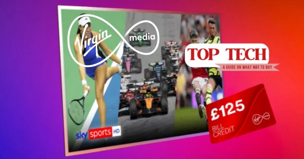 Top Tech: Virgin Media offre due mesi gratuiti con uno sconto di 125 £, ma scade tra poche ore