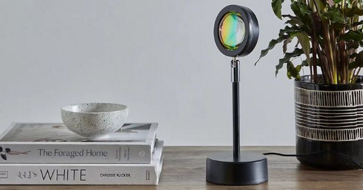 Dunelm is selling 'funky' £10 lamp that has 'colourful' surprise