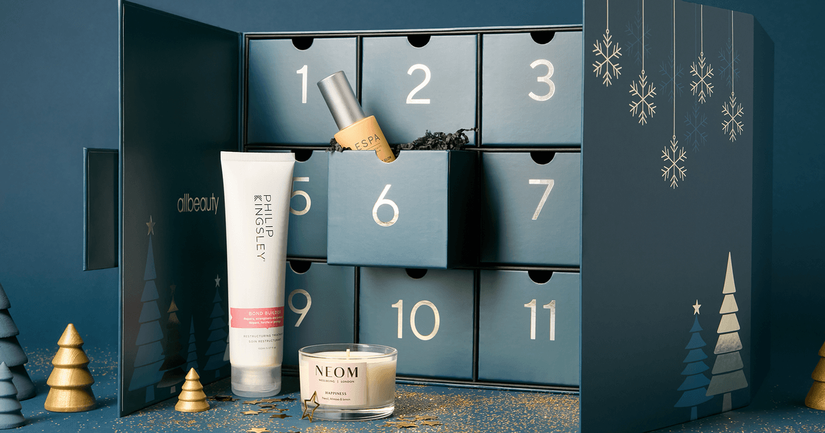 Der Beauty-Adventskalender im Wert von über 360 £, bei dem zwei Produkte die gesamten Kosten decken