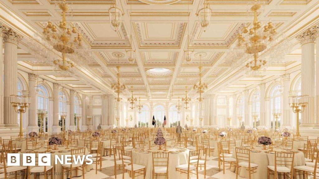 White House unveils plans for new $200m ballroom