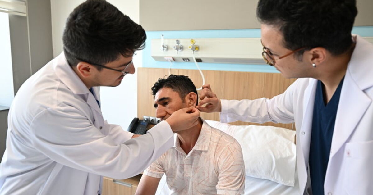 Microsurgery performed on ear that was bitten off in a fight