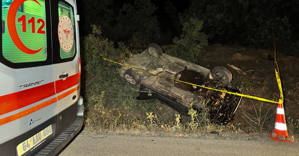 Car overturns in ditch: 1 dead, 2 injured