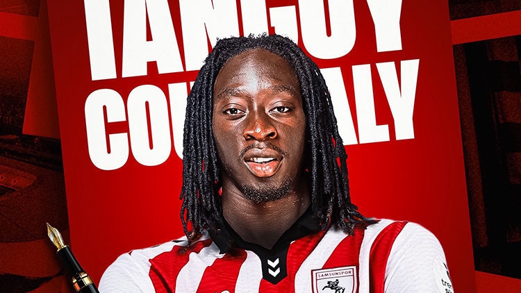 Samsunspor announced the transfer of Tanguy Coulibaly!