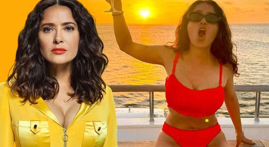 Quem disse 59! Postagem de aniversário da Salma Hayek: Eu ainda estou dançando