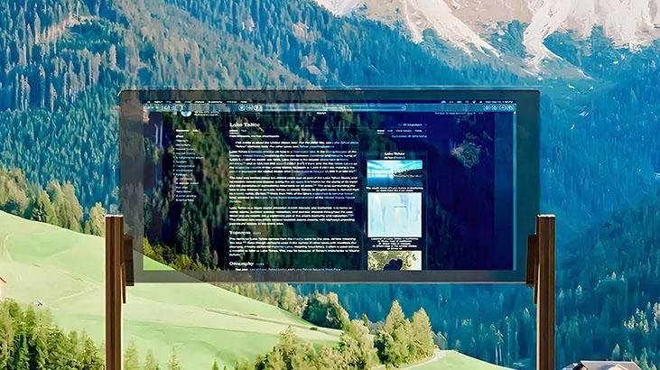 Ist es möglich, einen glasähnlichen Bildschirm zu haben? Der weltweit erste transparente Monitor wurde entwickelt.