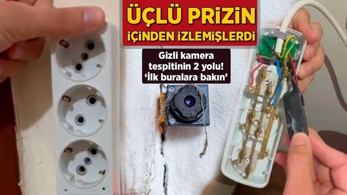 Eles assistiram através do plug triplo! 2 maneiras de detectar câmeras escondidas: 'Não deixe impressões digitais'