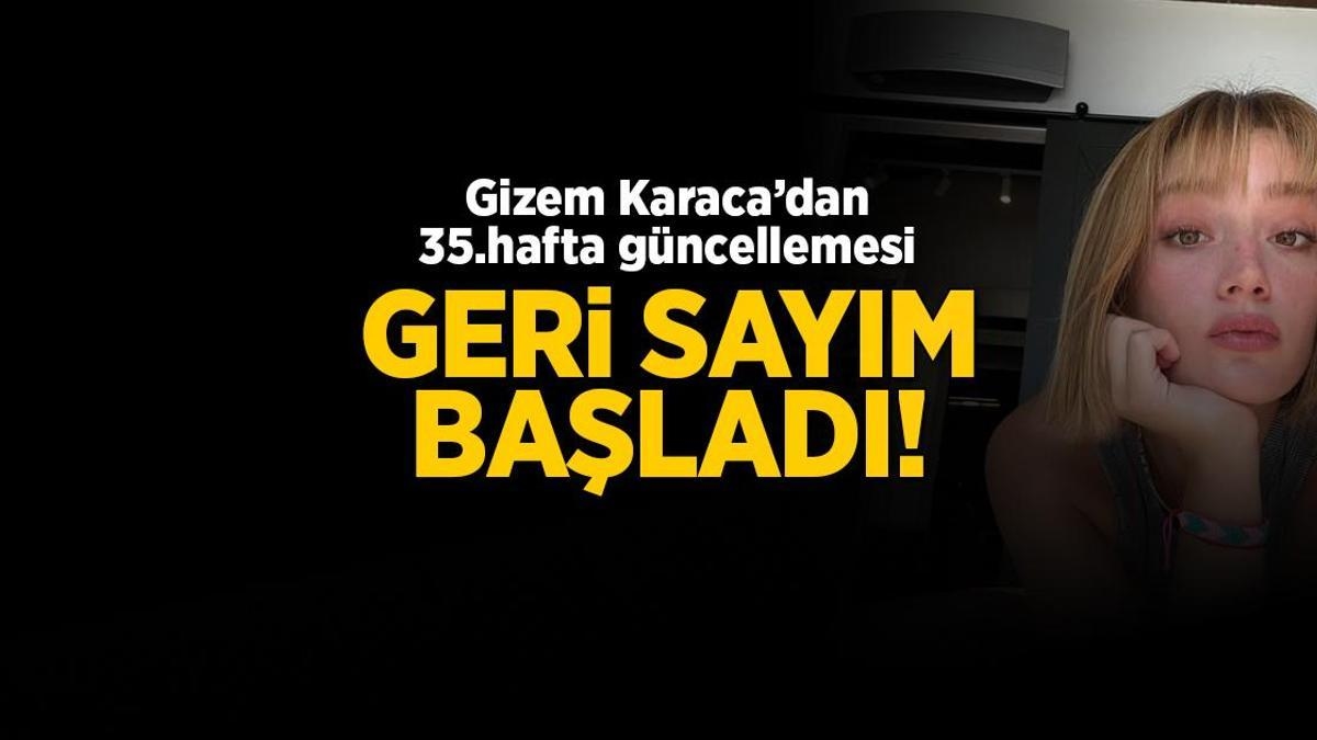 Week 35 update van Gizem Karaca! Ze telt de dagen af ​​totdat ze haar baby zal ontmoeten