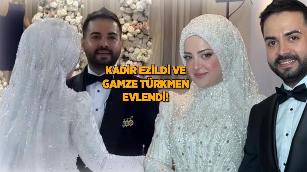 Noticias de revista: ¡Kadir Ezildi y Gamze Türkmen se casaron! Primeras fotos de la boda.