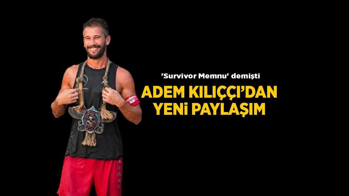 Noticias: Nueva publicación en Instagram del campeón de Survivor 2025, Adem Kılıççı