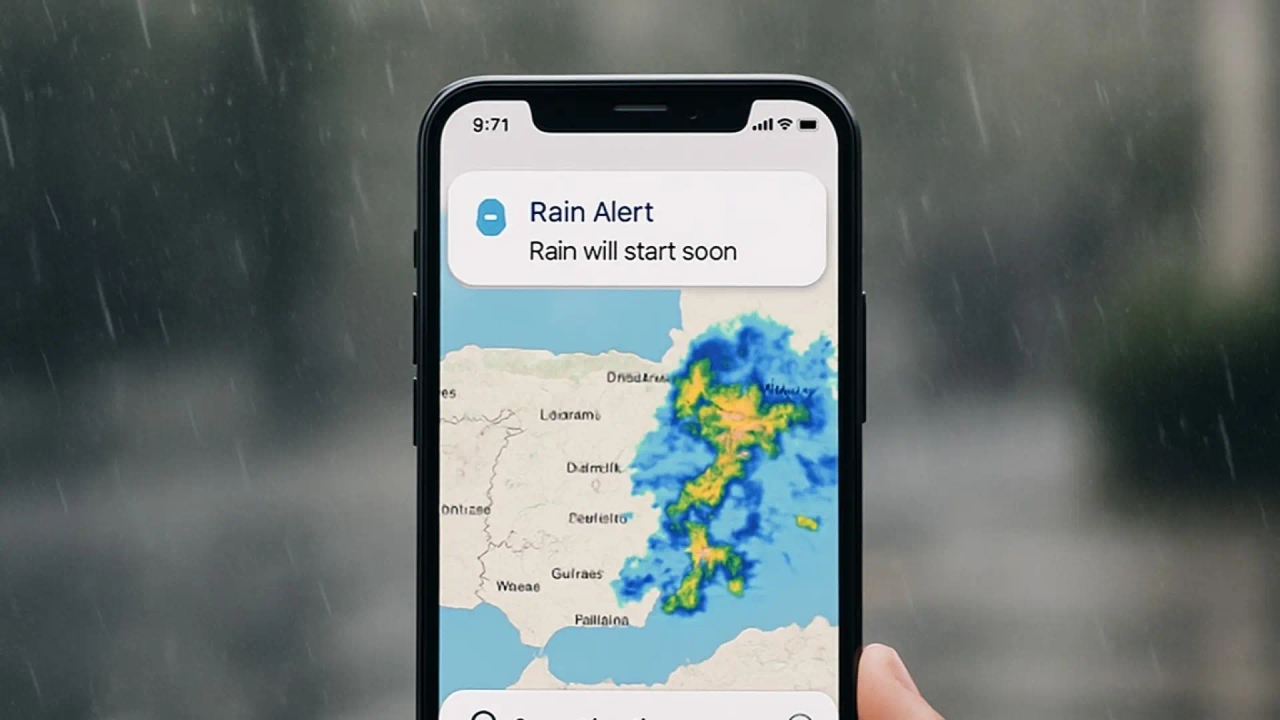 Llega una nueva DANA: la aplicación que notifica la lluvia en tiempo real con buena precisión