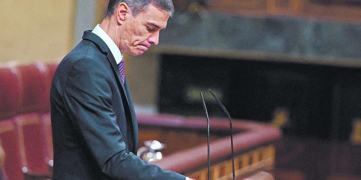 Pedro Sánchez, op de rand van de afgrond in het Congres