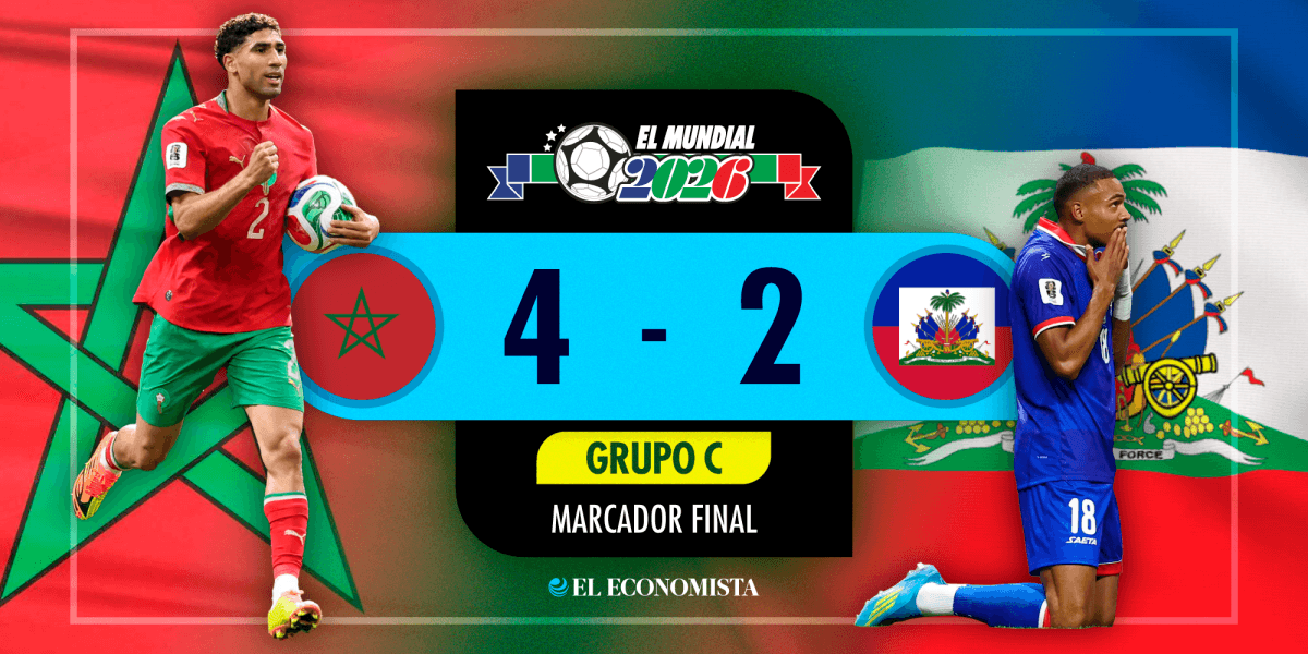 Marruecos gana 4-2 a Haití y clasifica a 16avos del Mundial 2026 como segundo del Grupo C