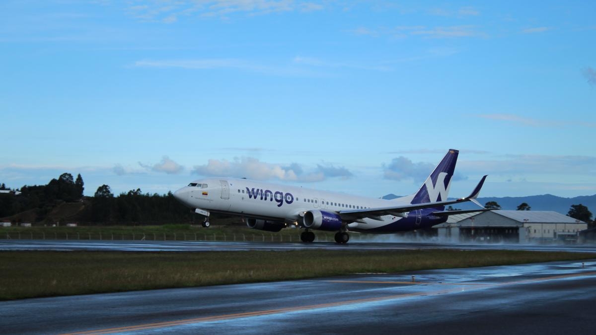 Wingo incrementa su capacidad internacional con nuevas rutas para la temporada de mitad de año