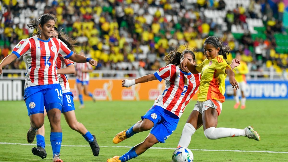 A Colômbia conseguiu uma difícil classificação para a fase final do Campeonato Sul-Americano Feminino Sub-17.