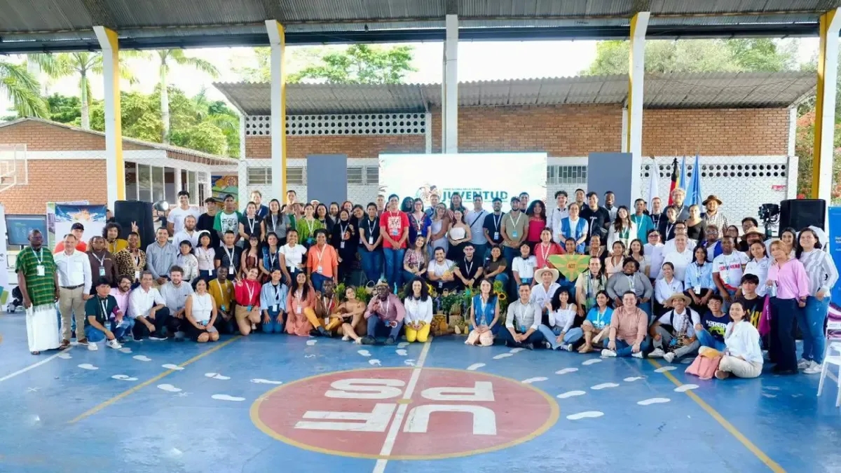 Young people from around the world came to Catatumbo to talk about land rights and prepare a global declaration.