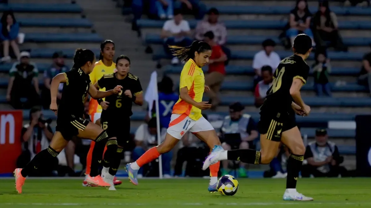 A seleção colombiana de futebol feminino perde seu segundo amistoso contra o México antes da Copa América.