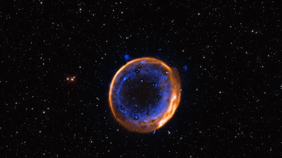 In pictures: This is what the remains of a star destroyed by two explosions look like.