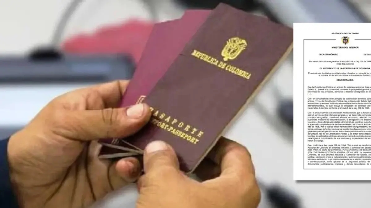 The Ministry of the Interior publishes a draft decree authorizing the printing press to produce passports.