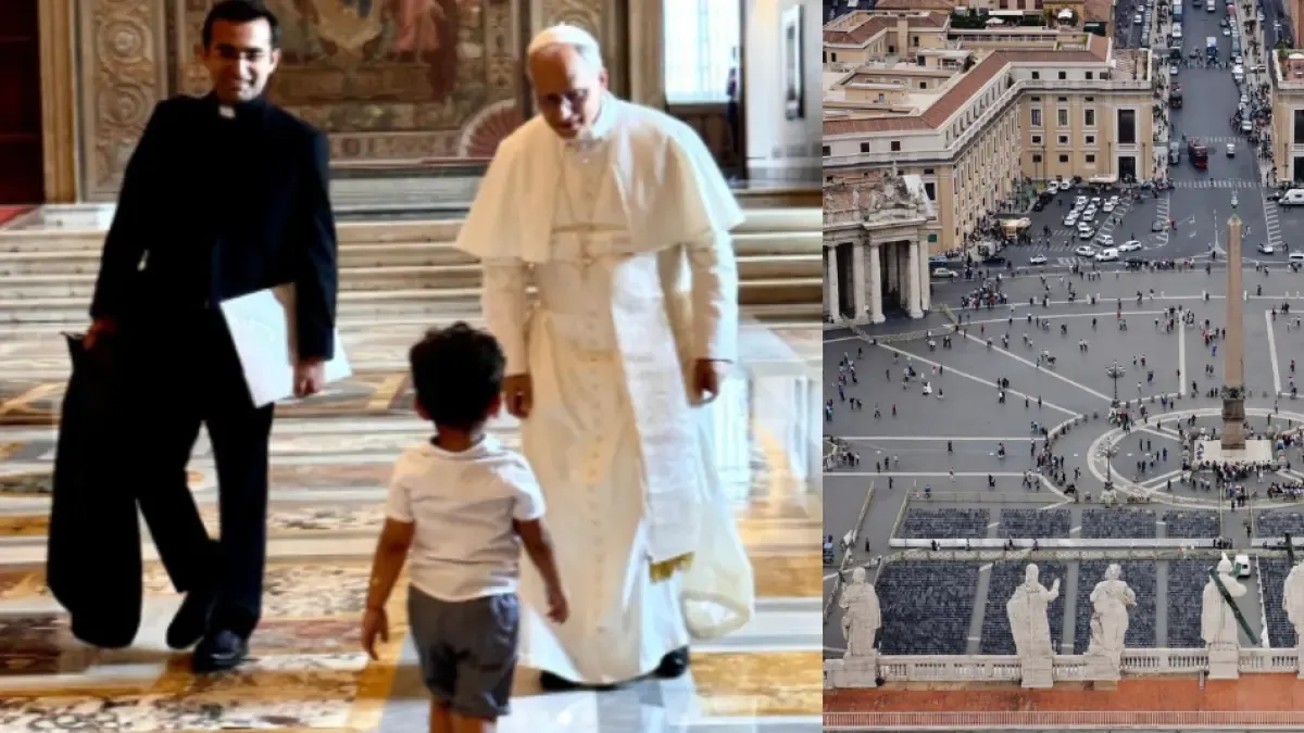 Niño logró burlar el esquema de seguridad del papa León XIV: así reaccionó el sumo pontífice