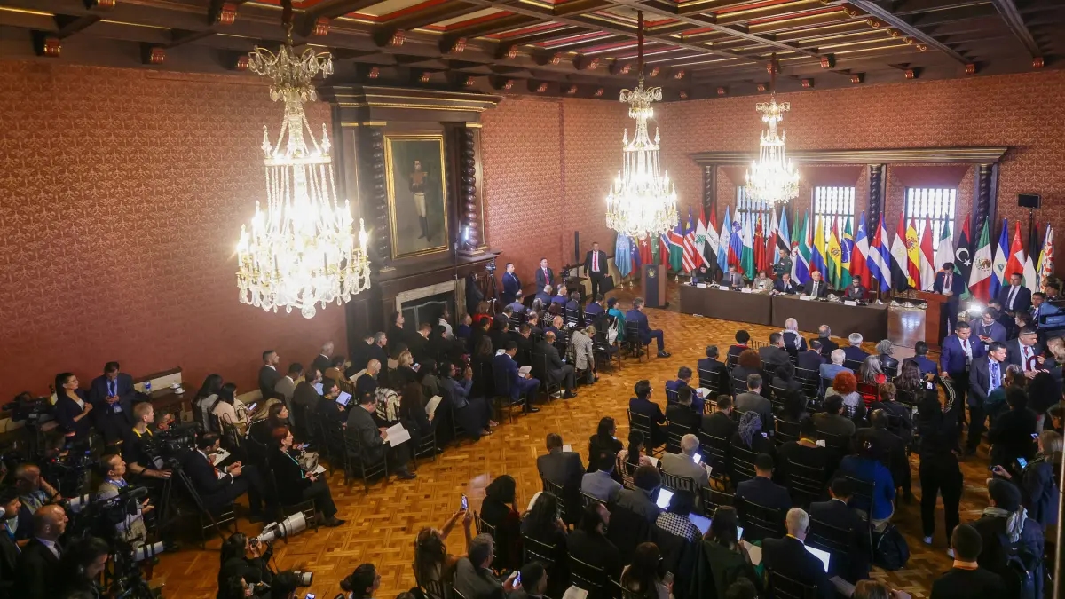 What impact will the Hague Group conference convened by Colombia to halt the Palestinian crisis have?