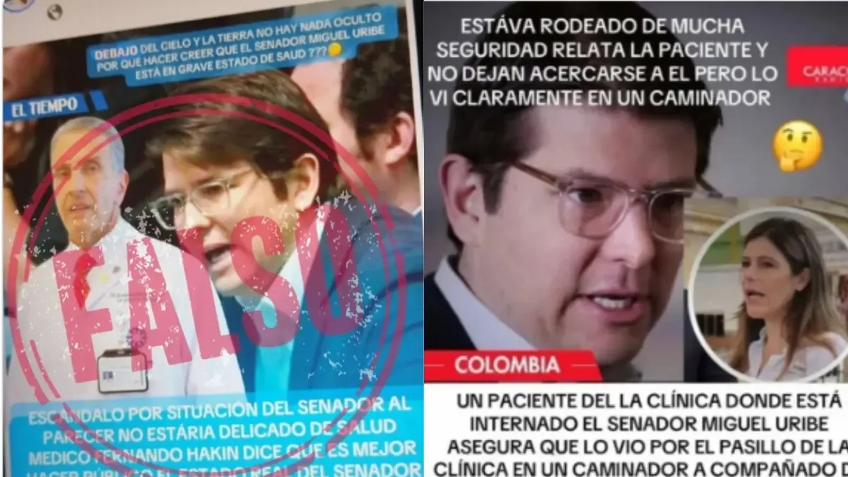 ColombiaCheck avverte che gli account Petrista stanno pubblicando fake news sull'attacco a Miguel Uribe: si tratta di