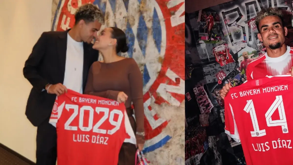 Geraldine Ponce, Luis Díaz's wife, sent a heartfelt message to the player after confirming his arrival at Bayern Munich: "I know you're going to give it your all."