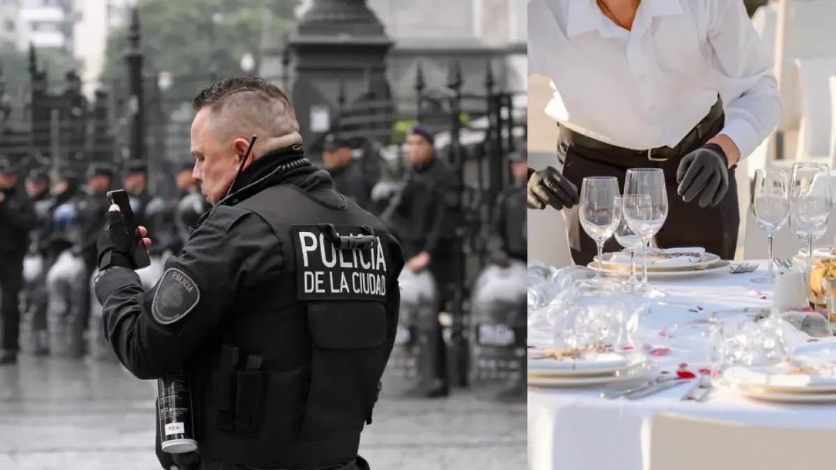 Police in Argentina released four prisoners from their cells to work as waiters at their wedding.