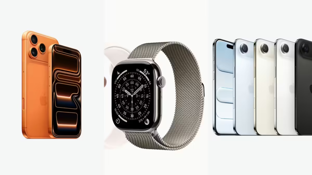 Прайс-лист на новые продукты Apple: iPhone 17, iPhone 17 Pro, iPhone Air, iPhone 17 Pro Max, Apple Watch Series 11 и другие.