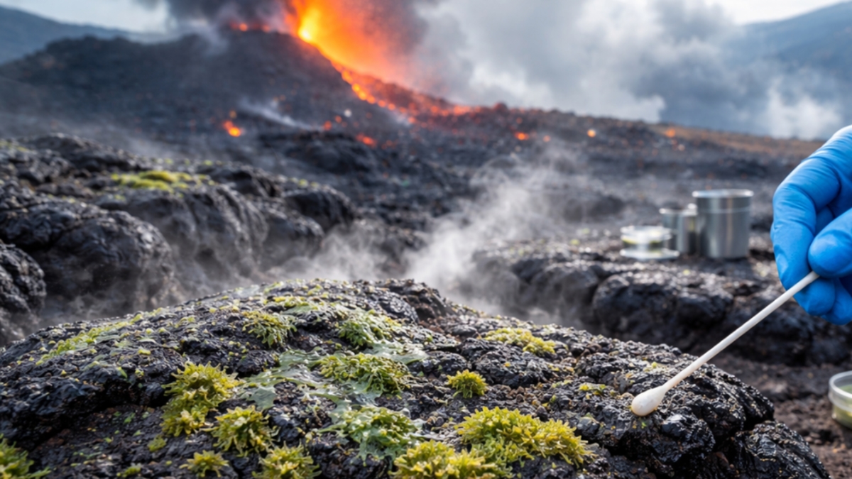 Microbios desafían lo imposible: científicos descubren vida que coloniza la lava horas después de solidificarse