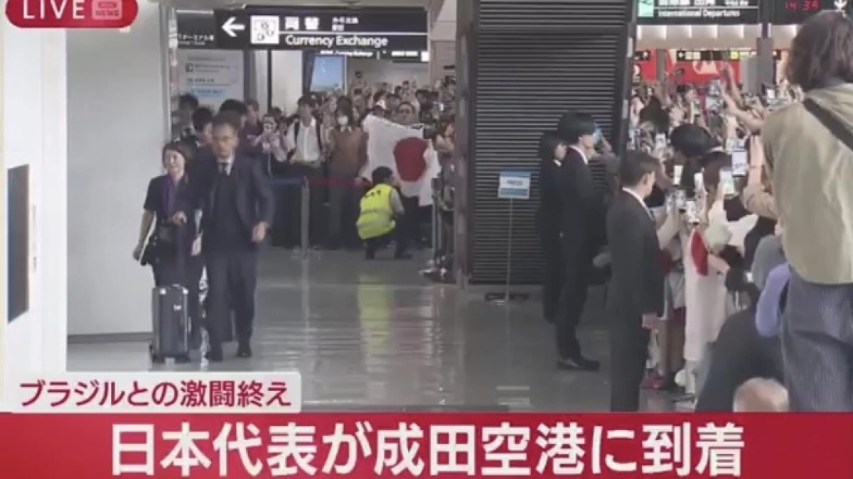 Jugadores de Japón son recibidos como héroes en su país, pese a eliminación en el Mundial