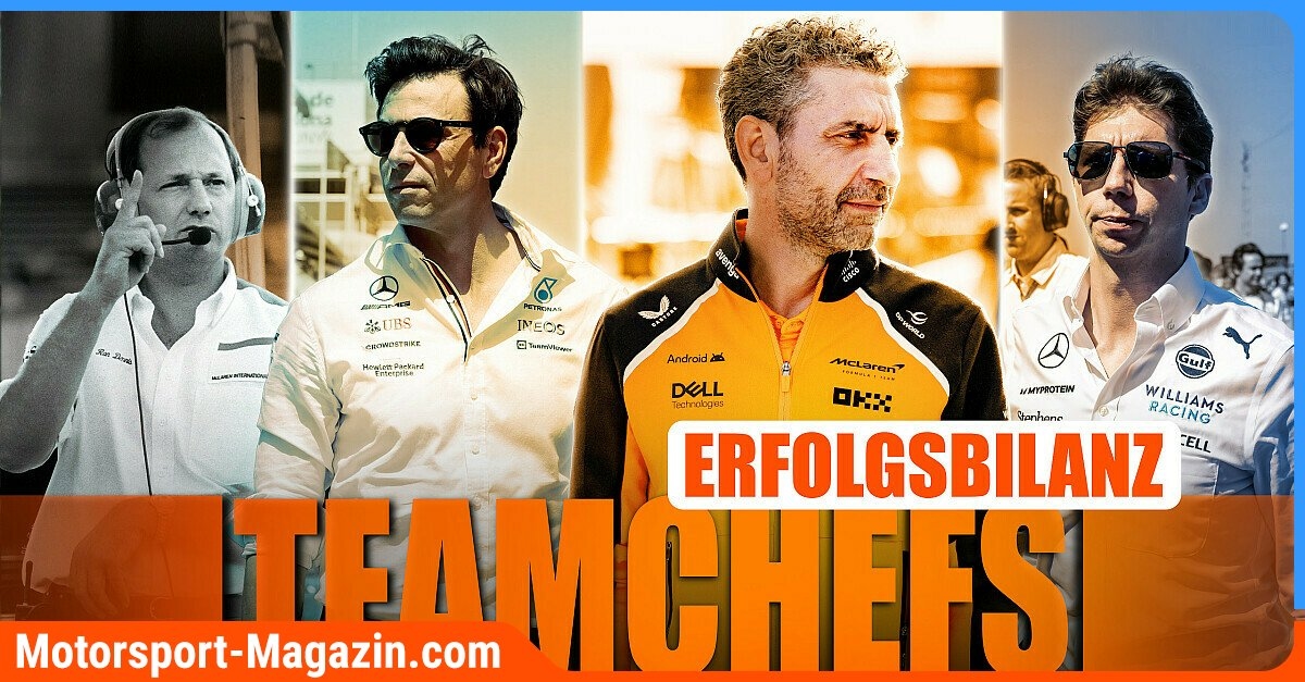 Formule 1 - Het trackrecord van Formule 1-teambazen: hoe Toto Wolff, Andrea Stella en co. presteren