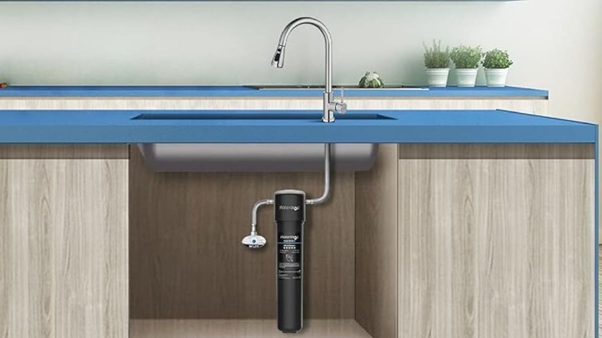 Filtro de água disponível: o sistema Waterdrop reduz efetivamente os poluentes