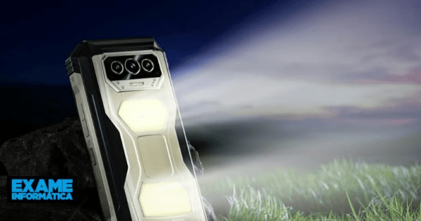 El nuevo teléfono móvil Doogee es duradero y tiene linterna dual para acampar.