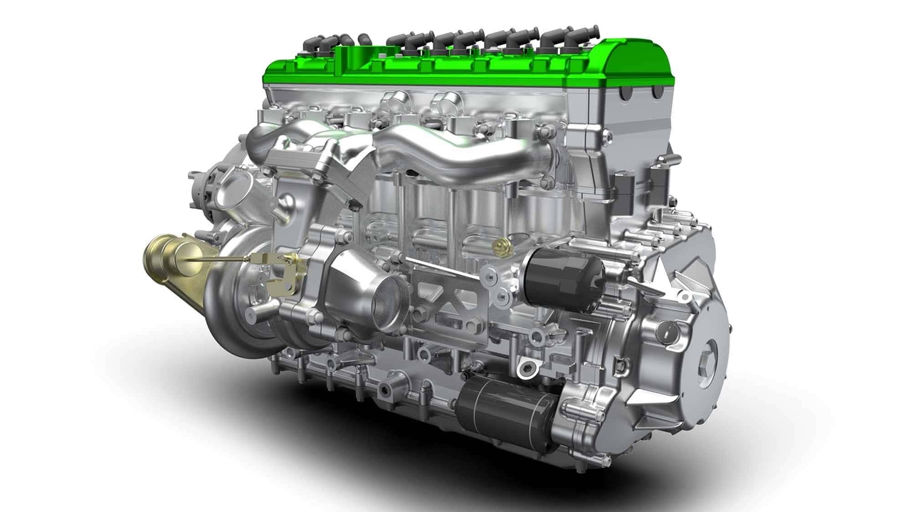 Seis cilindros em linha com turbo da Kawasaki: Monster Turbo - 2,1 litros, 375 cv, 6 cilindros