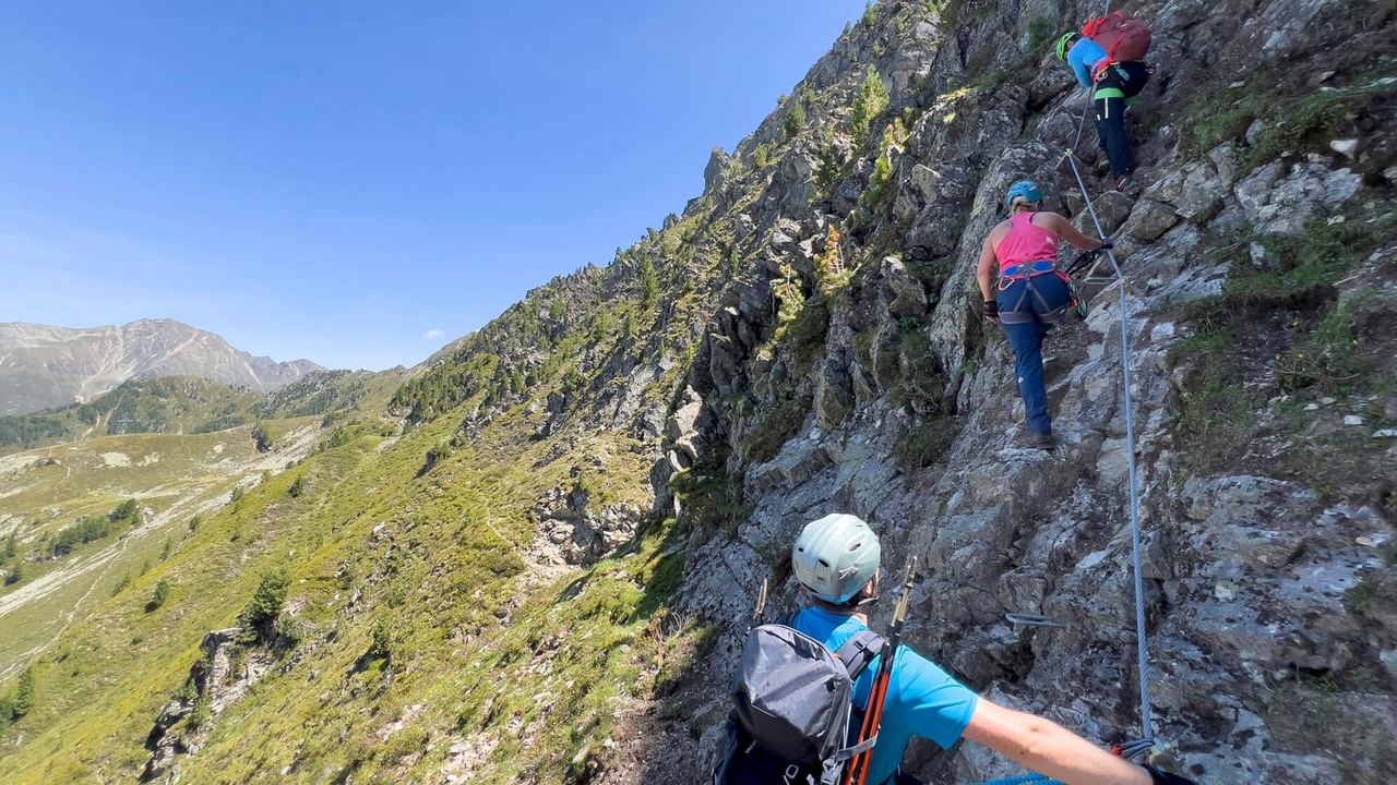 Via-Ferrata im Ötztal: Der neue Klettersteig Rosskopf
