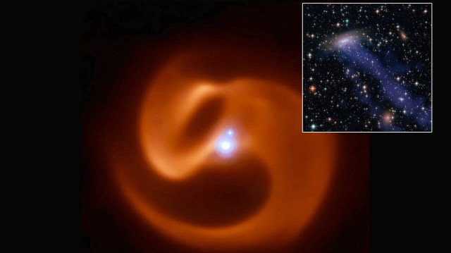 El telescopio James Webb capta estrellas moribundas que parecen "serpientes entrelazadas"